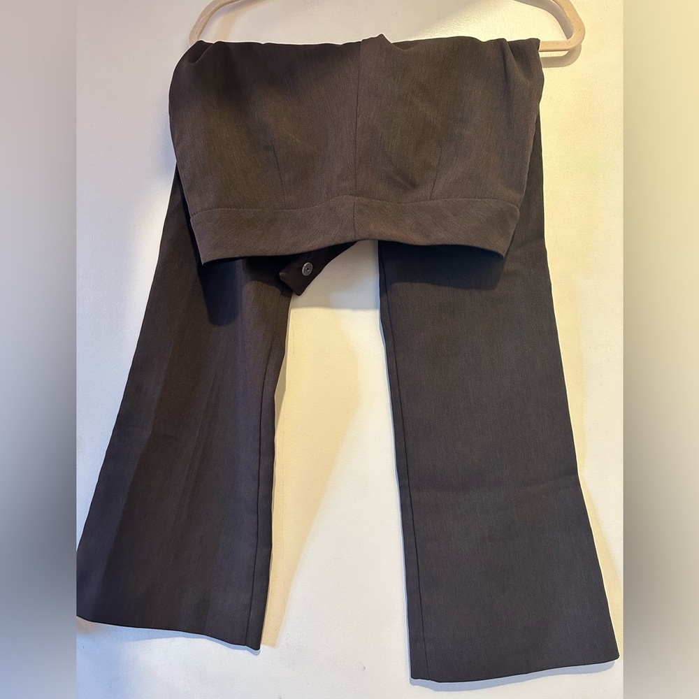 Dark brown women's slacks dress pants